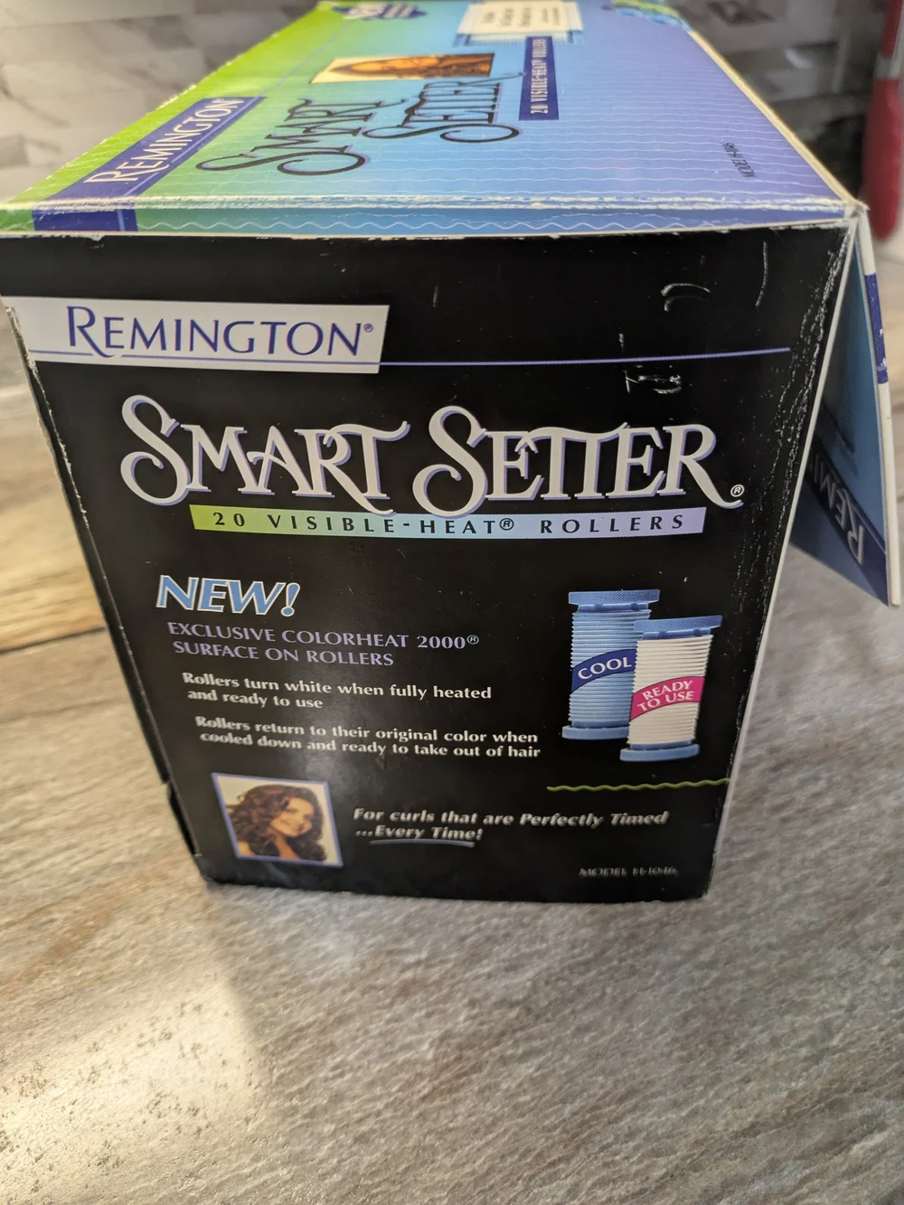 Remington Smart Setter 20 Visible-Heat Rollers in Purple, Blue,Green NIB Vintage